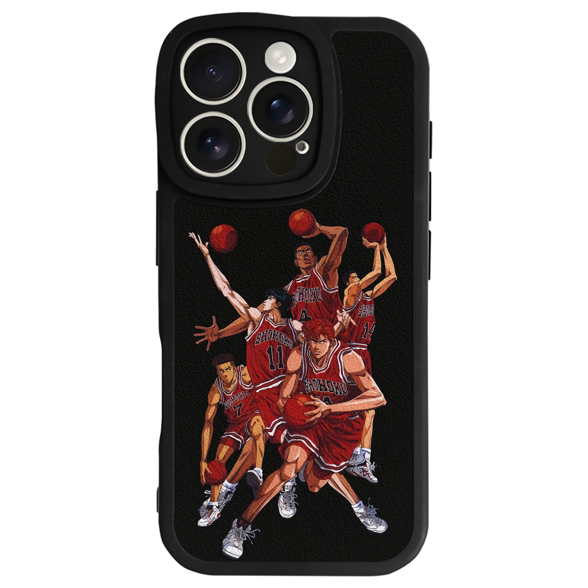 （画像用） SLAM DUNK／スラムダンク 【iPhone 16シリーズ対応】シリコンスマホケース（レザー調） 材質：シリコン